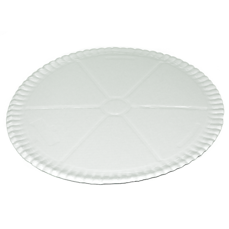 Assiette Blanche Pizza - Carton - 33 cm - colis x50 - CashShopping