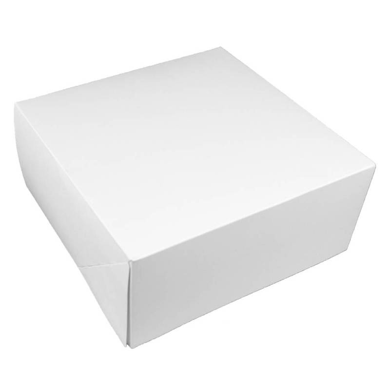 Boîte Gâteau Économique - Carton Blanc - 16/18/20/23/26/28/32 cm