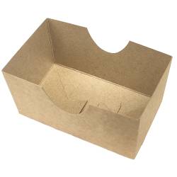 Barquette Sandwich Triangle - Kraft - 10 cm - par 1000