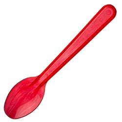 Petite Cuillere Glace Rouge - 12 cm (colis x 2000)