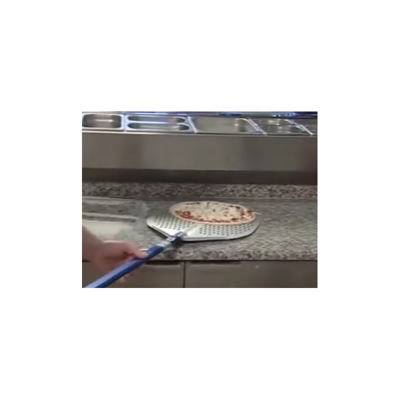 Pelle à pizza ronde en bois naturel diam 38 cm - MJPRO